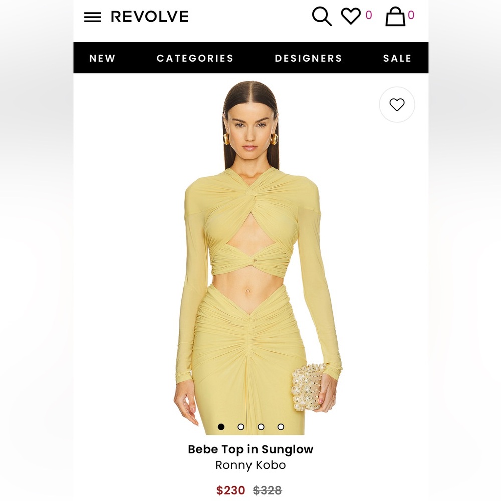 Revolve x Ronny Kobo Bebe Top